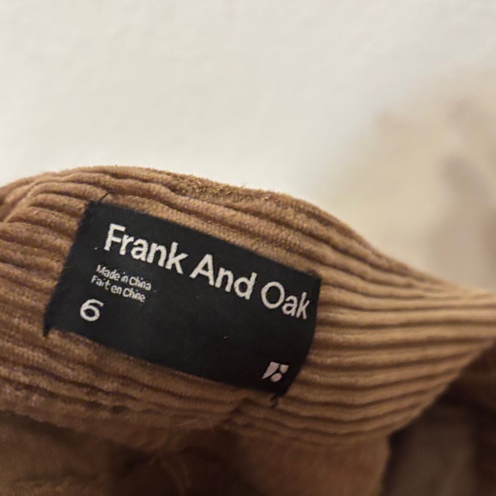 Frank & Oak Corduroy Pants Size 6 - Picture 2 of 6